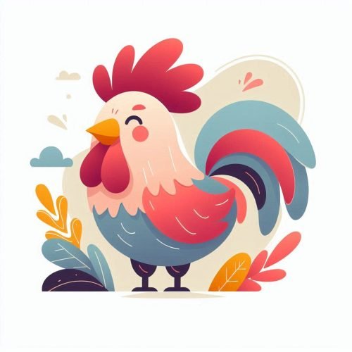 El Gallo Curioso y el Viento Travieso